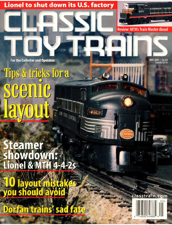 Classic Toy Trains, May 2001