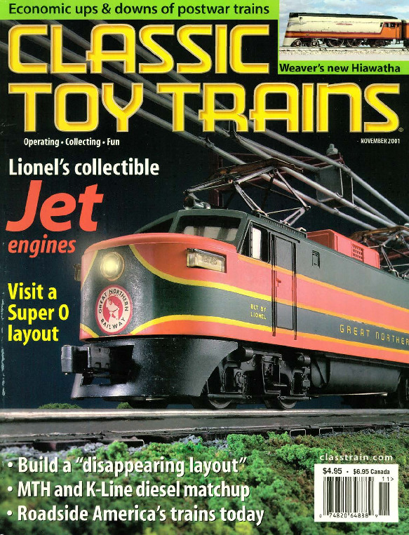 Classic Toy Trains, November 2001