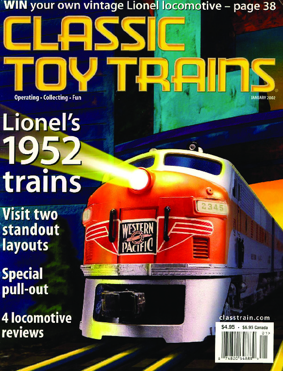 Classic Toy Trains, January 2002