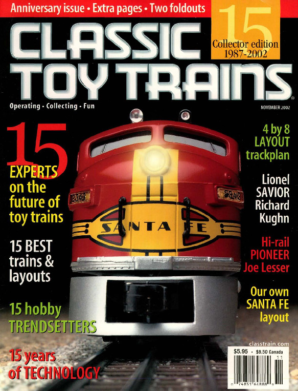 Classic Toy Trains, November 2002