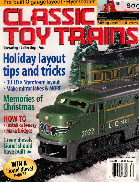 Classic Toy Trains, December 2002