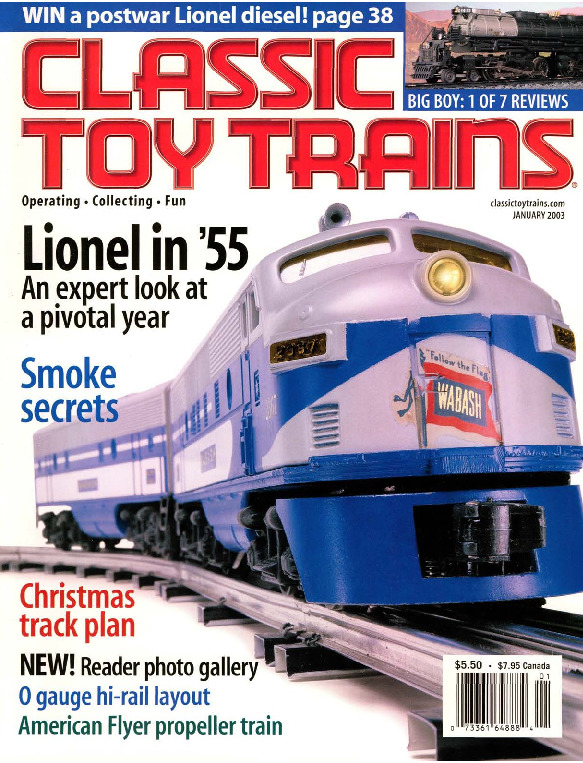 Classic Toy Trains, January 2003