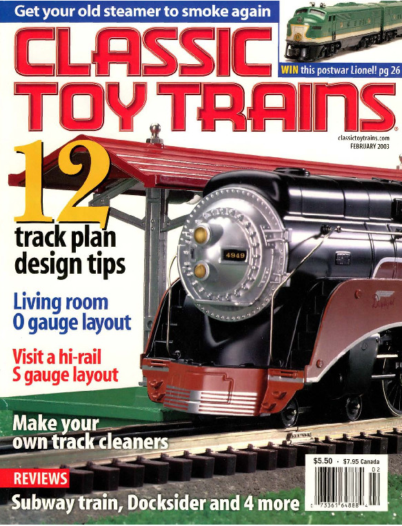 Classic Toy Trains, February 2003