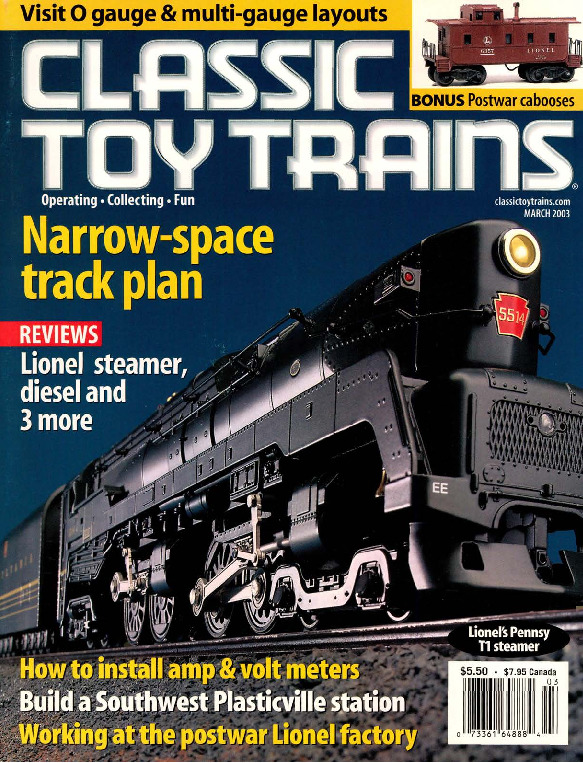 Classic Toy Trains, March 2003