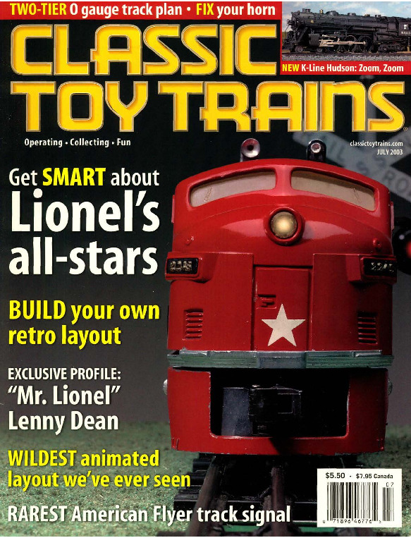 Classic Toy Trains, July 2003