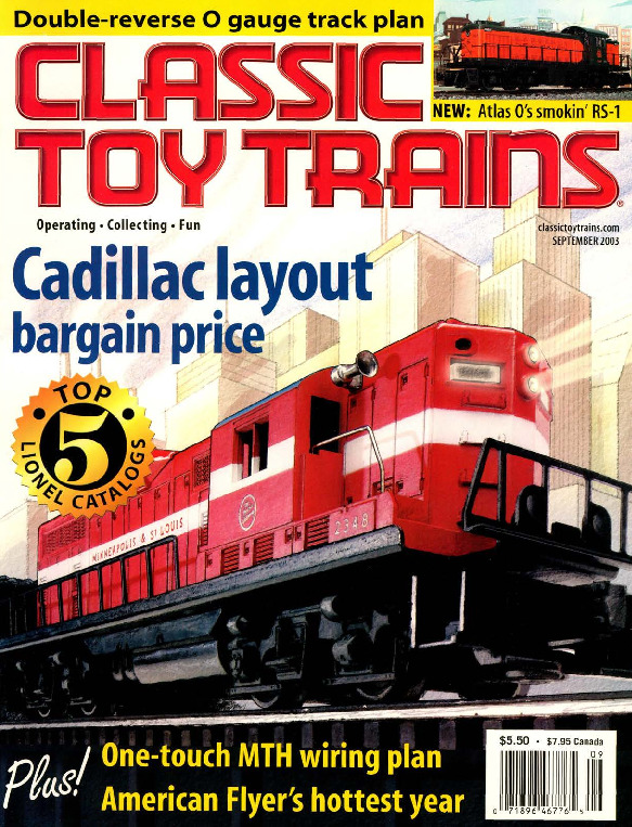 Classic Toy Trains, September 2003