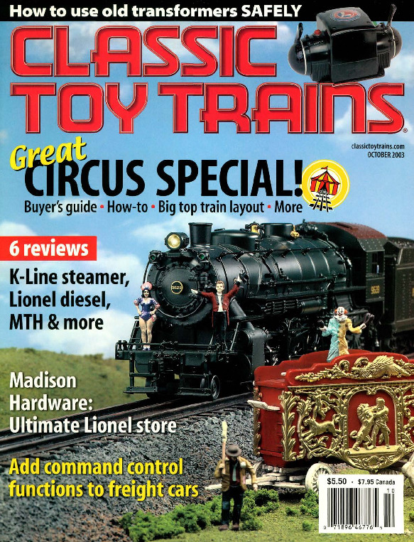 Classic Toy Trains, October 2003