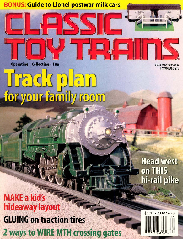 Classic Toy Trains, November 2003