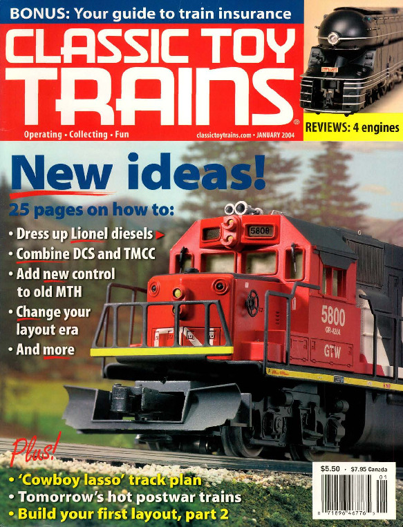 Classic Toy Trains, January 2004