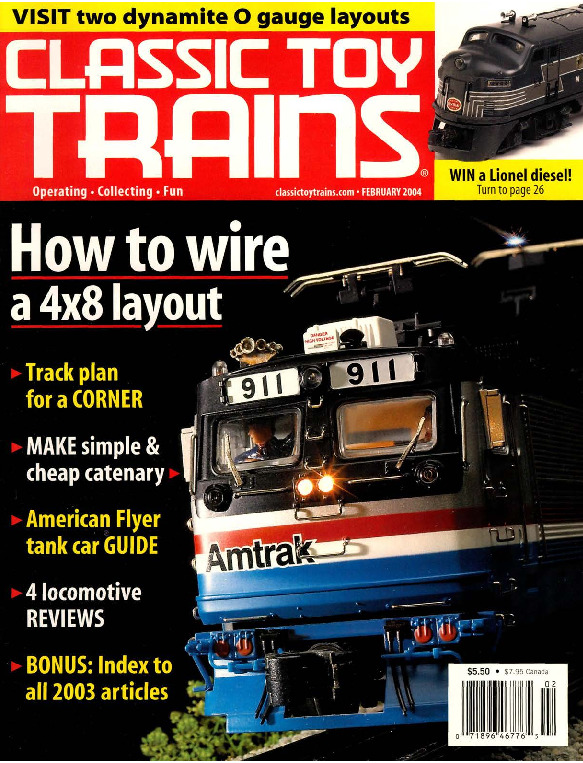 Classic Toy Trains, February 2004