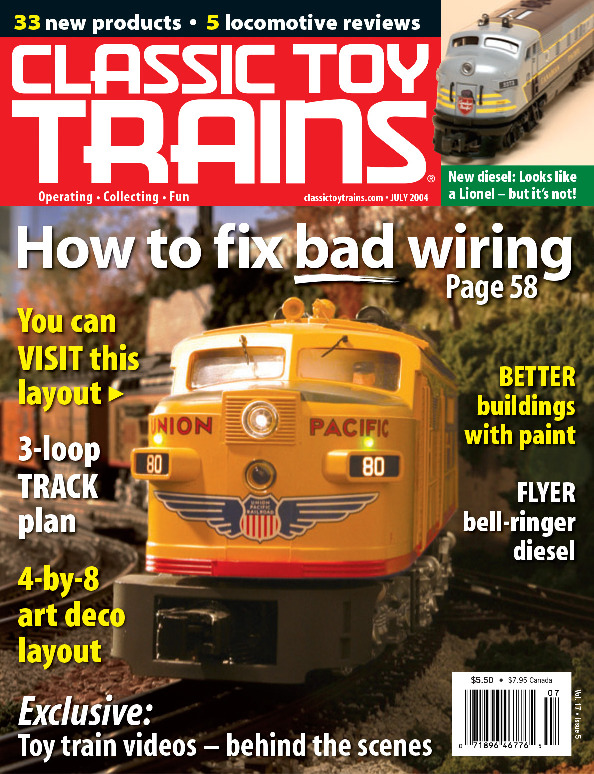 Classic Toy Trains, July 2004