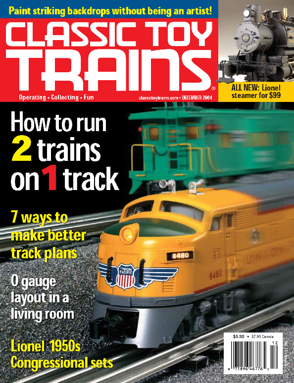 Classic Toy Trains, December 2004