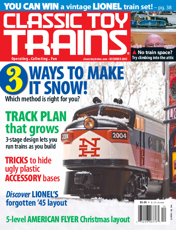 Classic Toy Trains, December 2005
