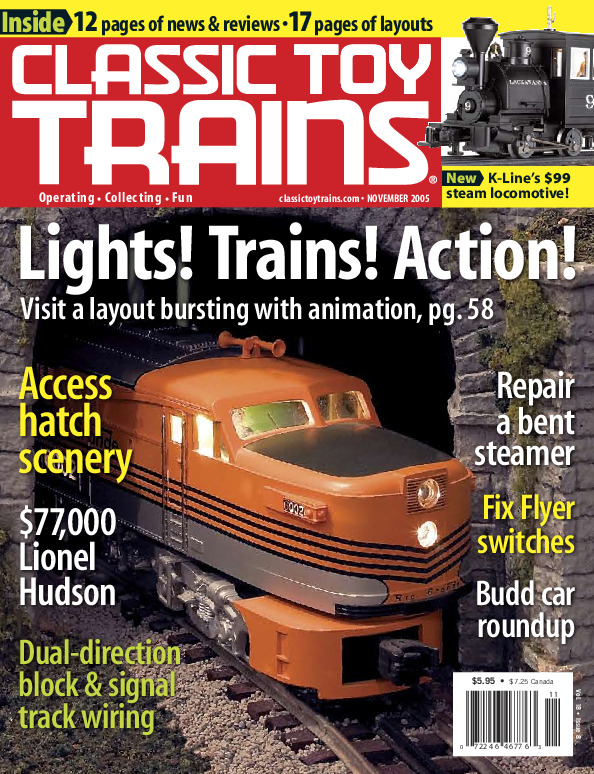 Classic Toy Trains, November 2005