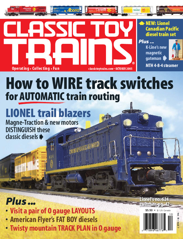 Classic Toy Trains, October 2005