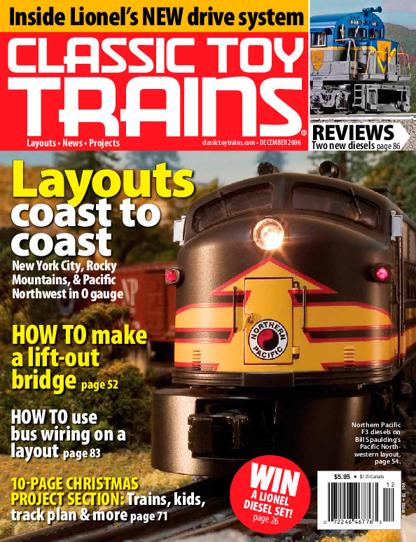 Classic Toy Trains, December 2006