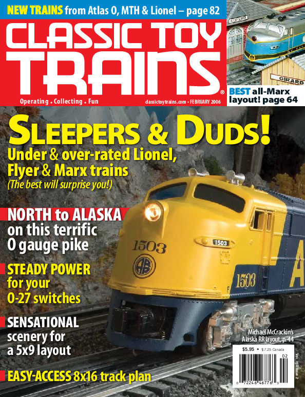Classic Toy Trains, February 2006