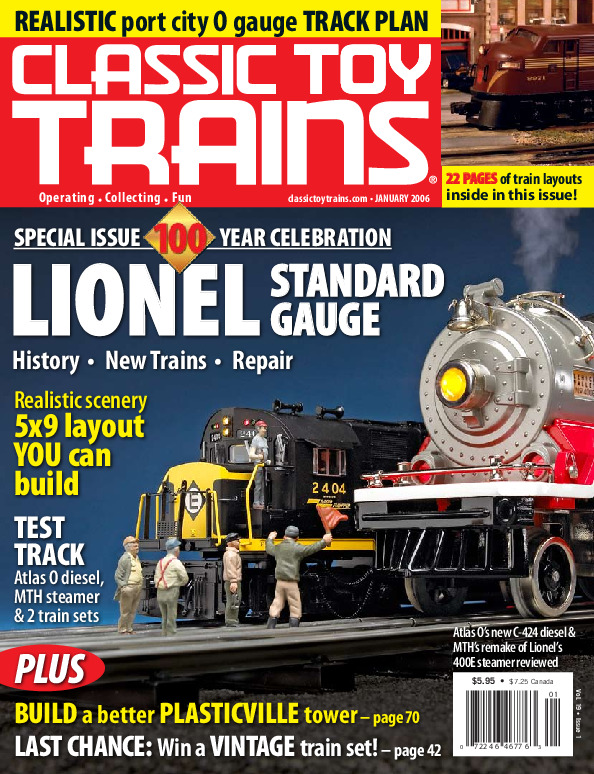Classic Toy Trains, January 2006