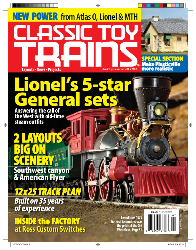 Classic Toy Trains, July 2006