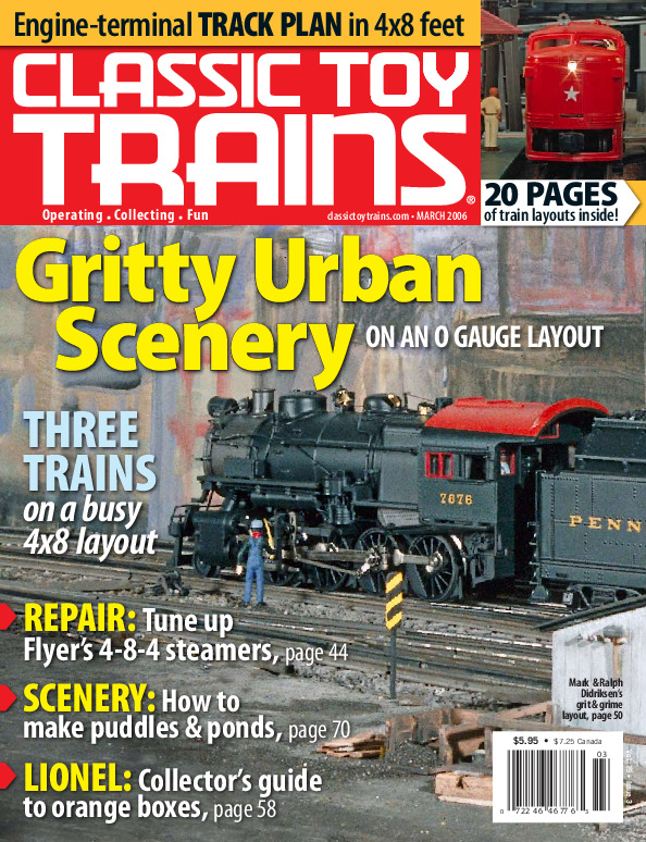 Classic Toy Trains, March 2006