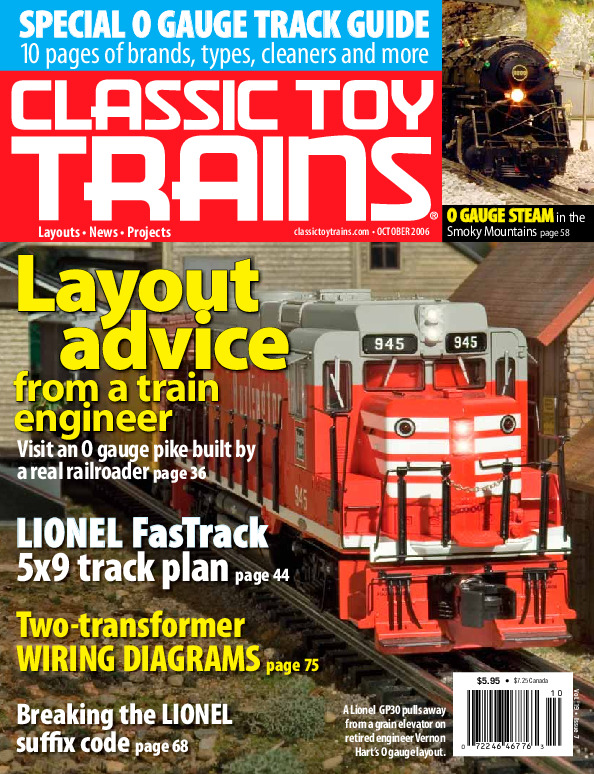 Classic Toy Trains, October 2006