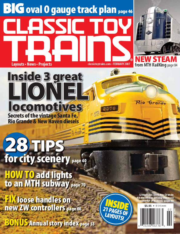 Classic Toy Trains, February 2007
