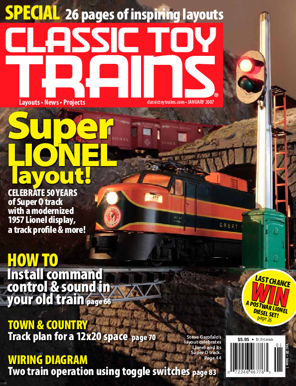 Classic Toy Trains, January 2007