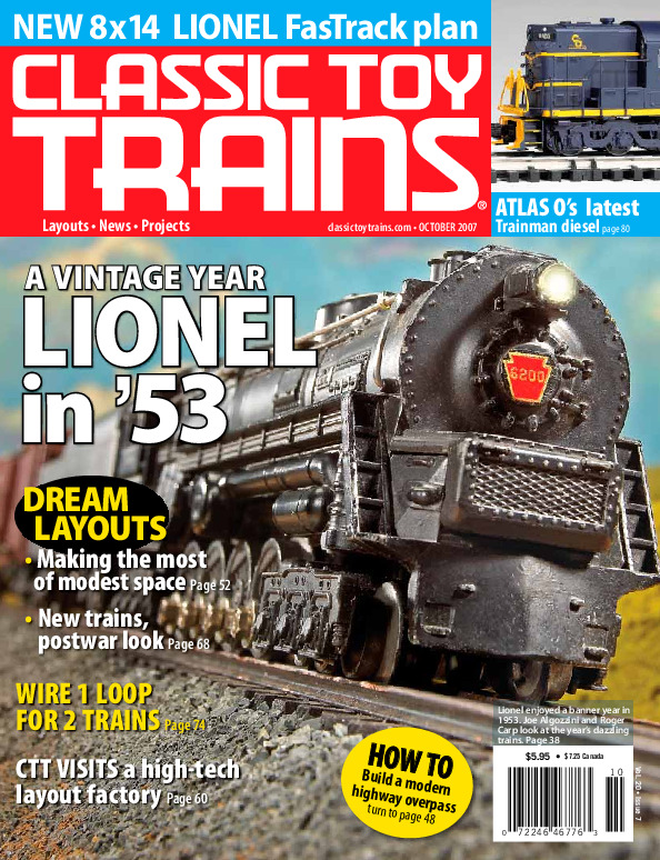 Classic Toy Trains, October 2007