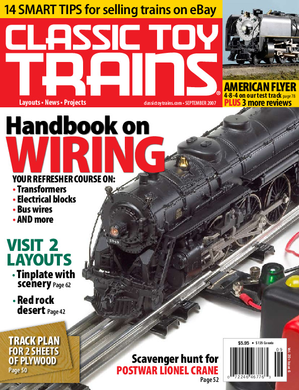Classic Toy Trains, September 2007