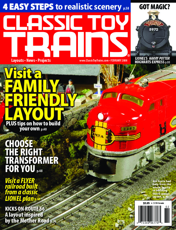 Classic Toy Trains, February 2008