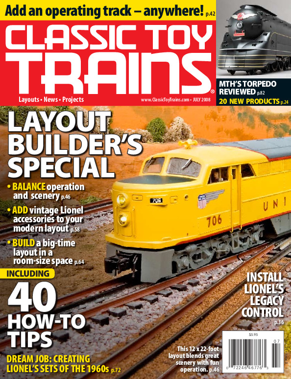 Classic Toy Trains, July 2008