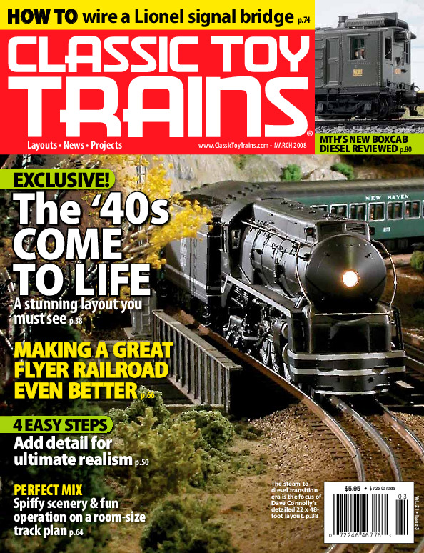 Classic Toy Trains, March 2008