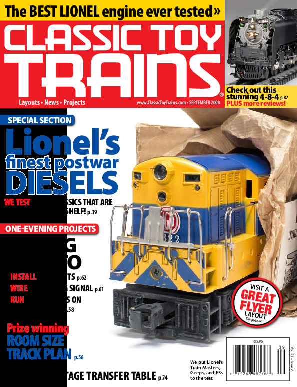 Classic Toy Trains, September 2008