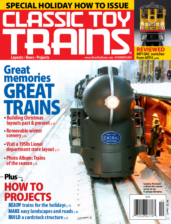 Classic Toy Trains, December 2009