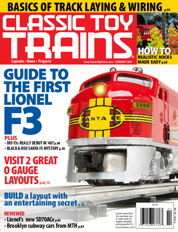Classic Toy Trains, February 2009