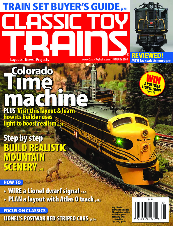 Classic Toy Trains, January 2009