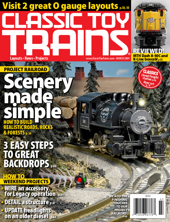 Classic Toy Trains, March 2009