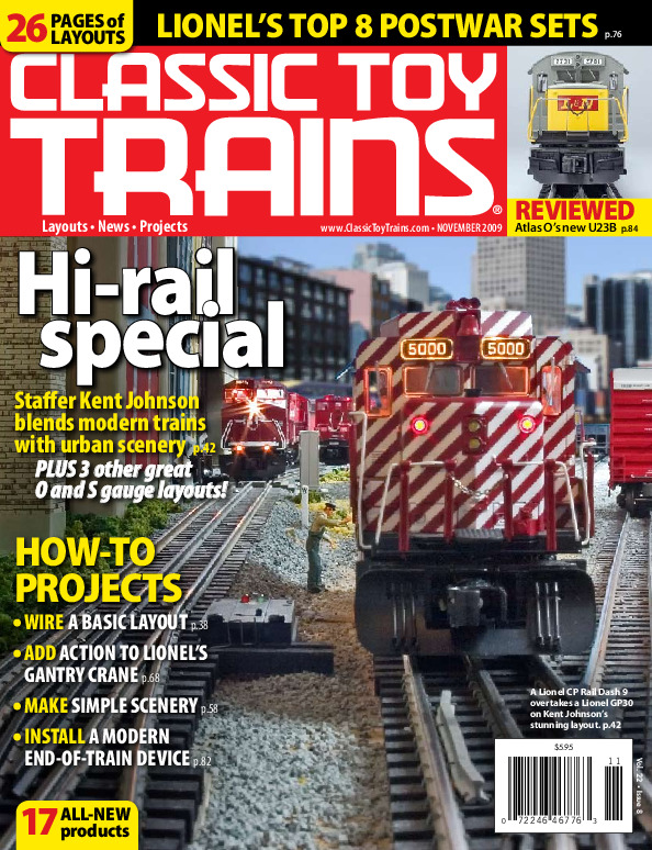 Classic Toy Trains, November 2009