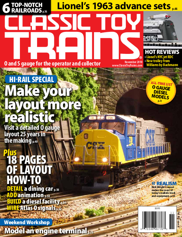 Classic Toy Trains, November 2010