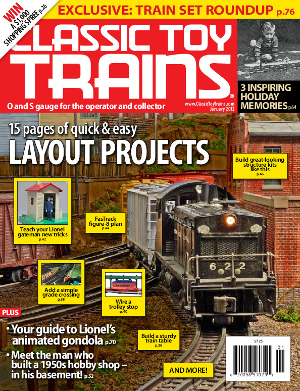 Classic Toy Trains, January 2012