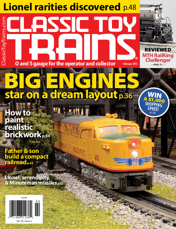 Classic Toy Trains, February 2015