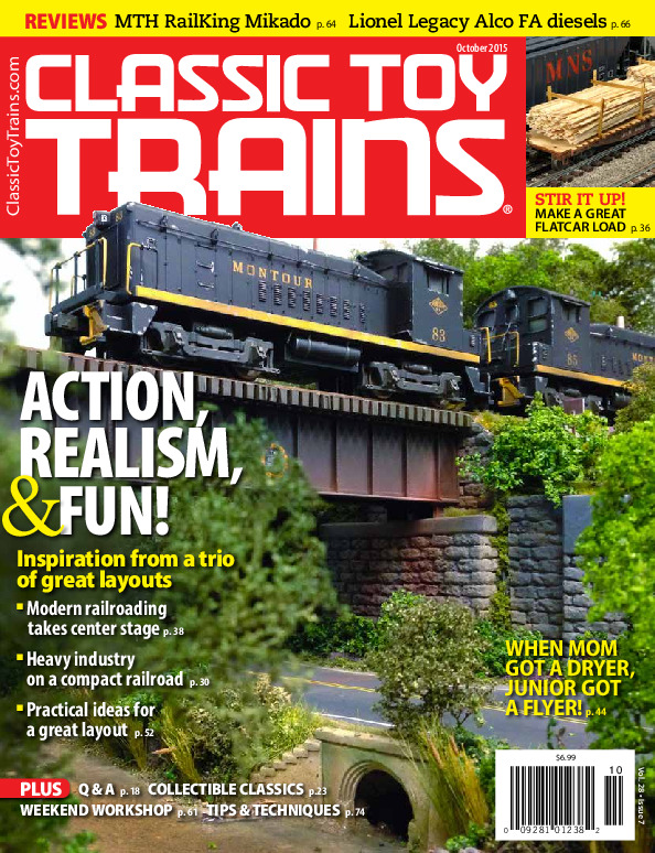Classic Toy Trains, October 2015