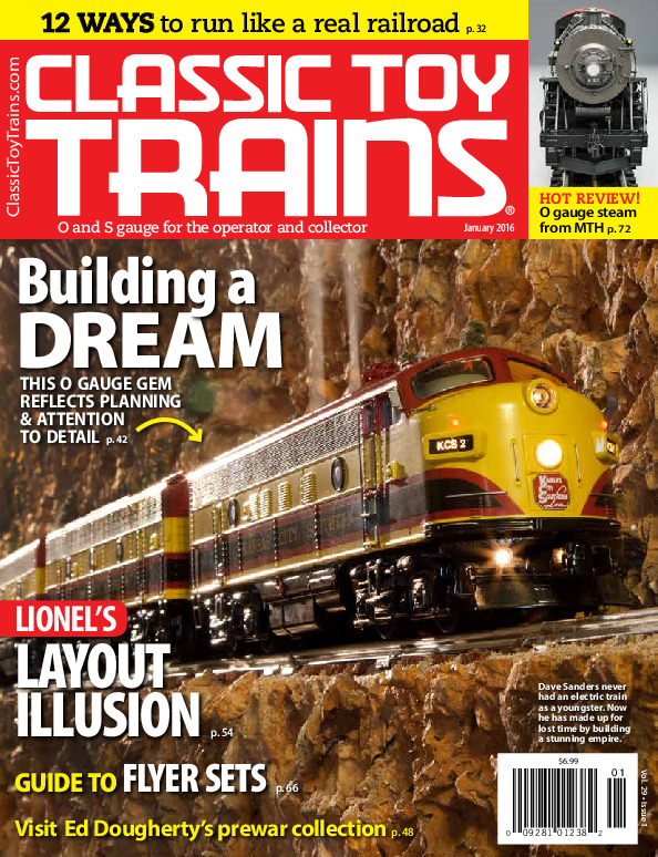 Classic Toy Trains, January 2016