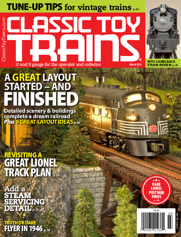 Classic Toy Trains, March 2016