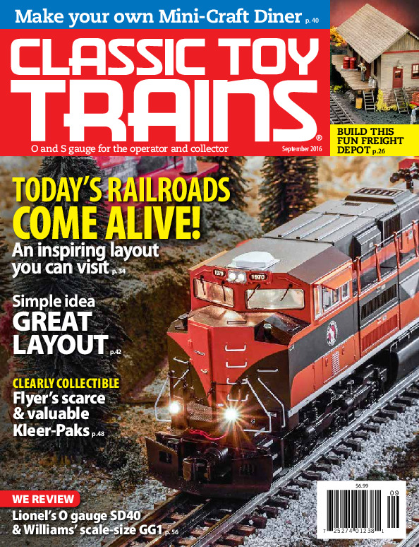 Classic Toy Trains, September 2016