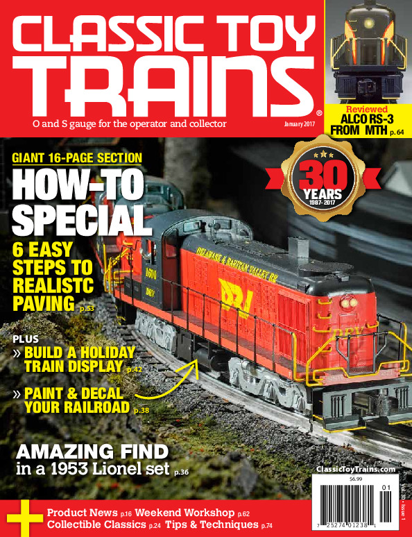Classic Toy Trains, January 2017