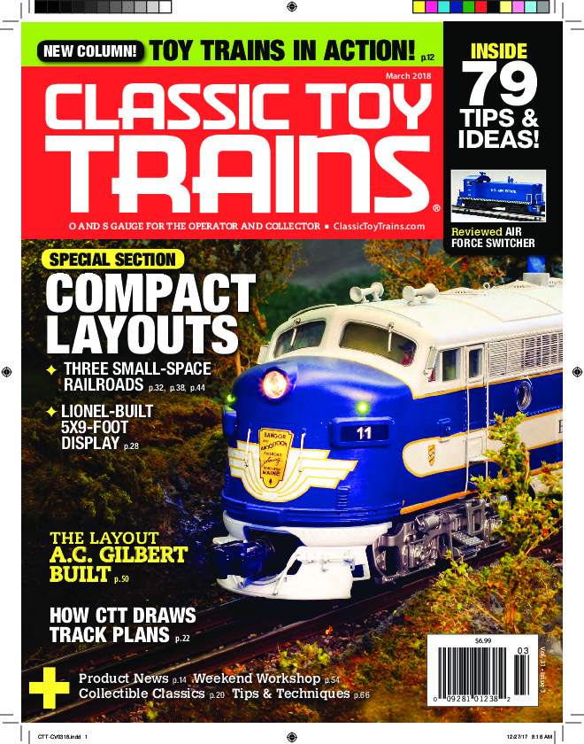 Classic Toy Trains, March 2018