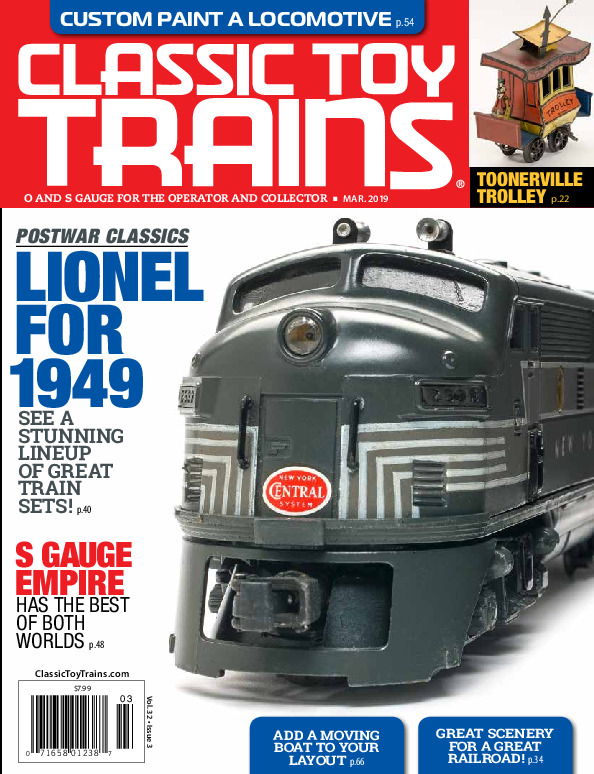 Classic Toy Trains, March 2019