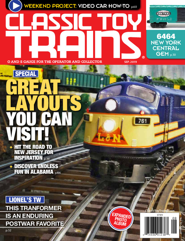 Classic Toy Trains, September 2019