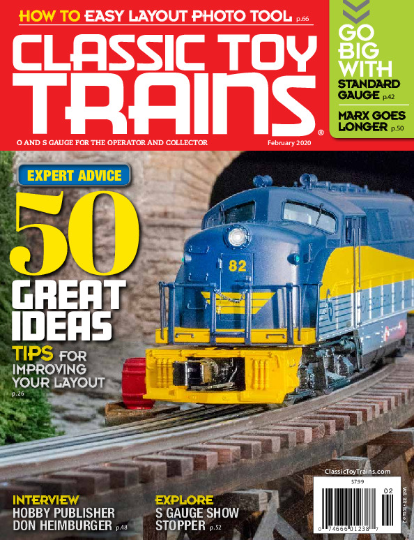 Classic Toy Trains, February 2020